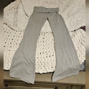 Gray flare leggings from Victoria's secret